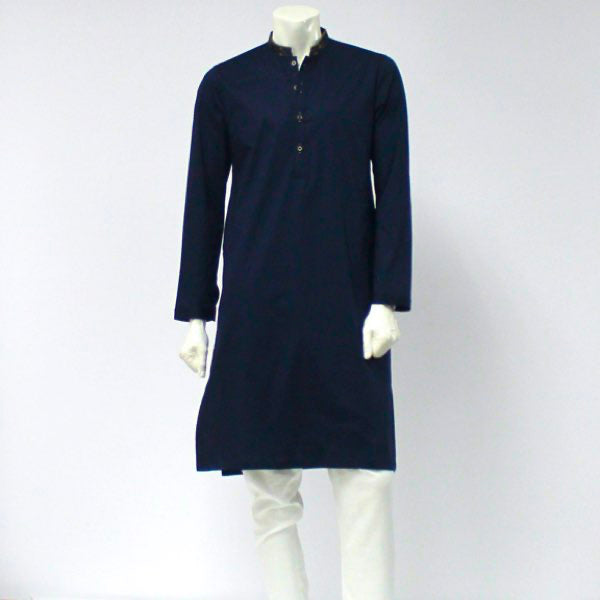 Navy Blue & Gold Kurta