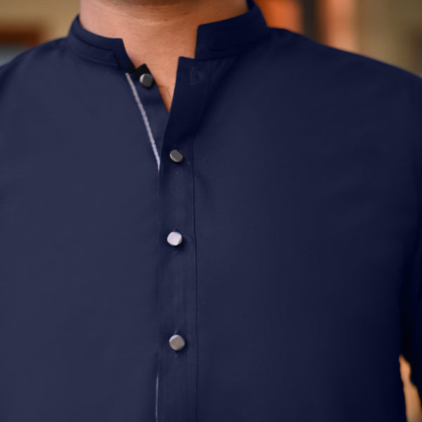 Navy Blue Kurta