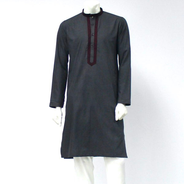 Dark Gray Kurta